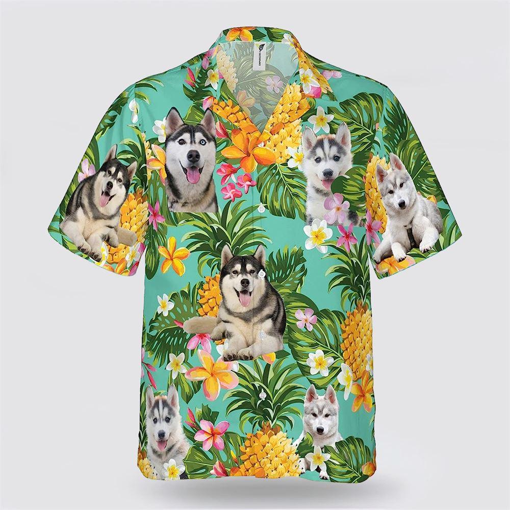 Husky On The Flower BananaTropic Background Hawaiian Shirt – Pet Lover Hawaiian Shirts Husky On The Flower BananaTropic Background Hawaiian Shirt – Pet Lover Hawaiian Shirts