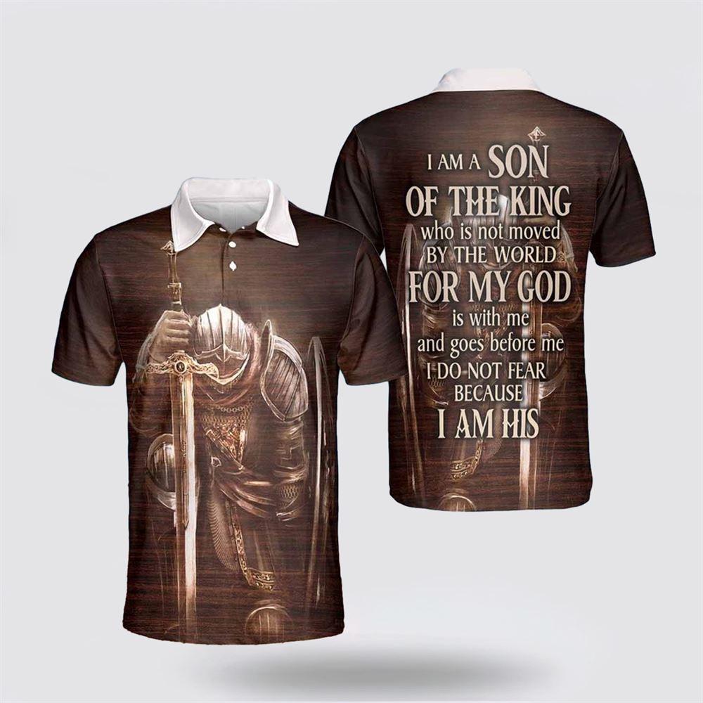 I Am A Son Of The King Polo Shirts – Gifts For Christians