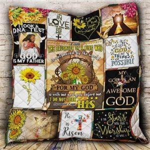 I Am His Christian Quilt Blanket –…