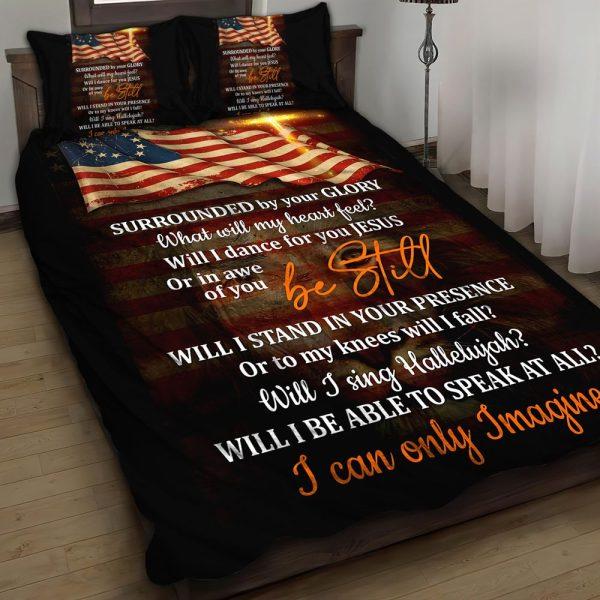 I Can Only Imagine Christian Quilt Bedding Set – Christian Gift For Believers