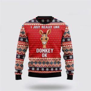 I Just Really Like Donkey Ugly Christmas…