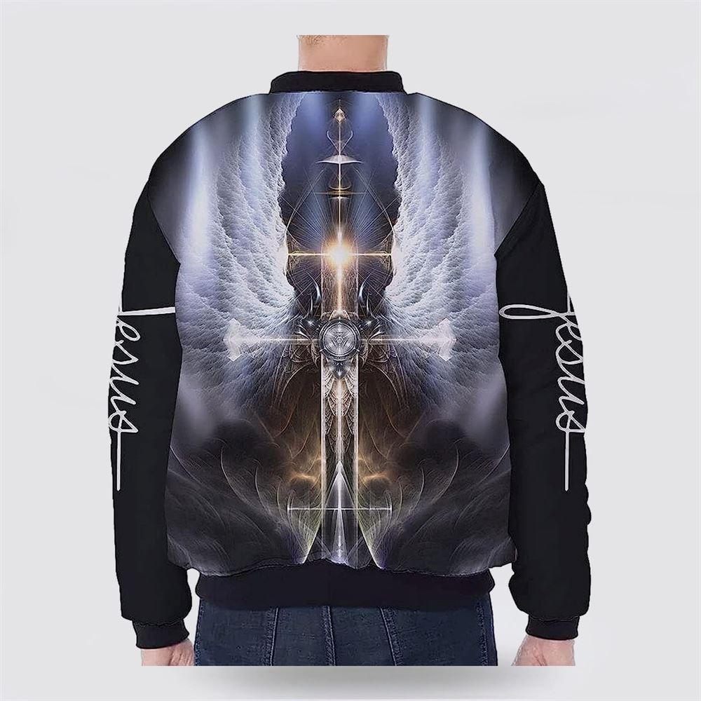 I May Not Be Perfect Cross Wings Bomber Jacket – Gifts For Jesus Lovers I May Not Be Perfect Cross Wings Bomber Jacket – Gifts For Jesus Lovers
