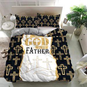 I Took a DNA Test and God Is My Father Christian Quilt Bedding Set Christian Gift For Believers 3 itnab5.jpg