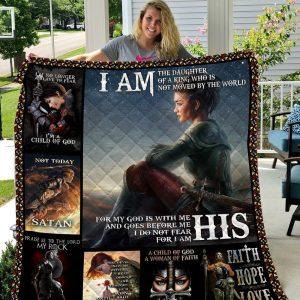 I m No Longer A Slave To Fear I m A Child Of God Christian Quilt Blanket Gifts For Christians 2 krqtmu.jpg