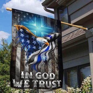 In God We Trust Christian Cross, American…