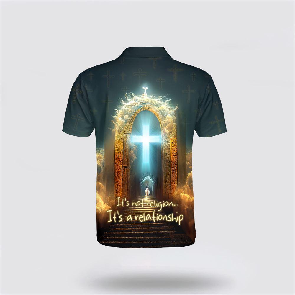It’s Not Religion It’s A Relationship Jesus Polo Shirt – Gifts For Christian Families