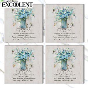 Jeremiah 2911 Niv Hummingbird Flowers Stone Coasters Coasters Gifts For Christian 3 gjypau.jpg