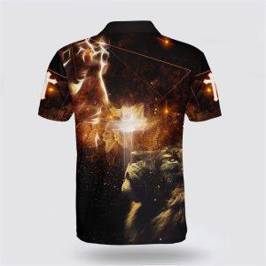 Jesus And Lion Cross Polo Shirt Gifts For Christian Families 2 bbkxmd.jpg