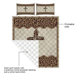 Jesus Bed Set Faith Jesus Leopard Quilt Bedding Set Christian Gift For Believers 4 nb7xfl.jpg