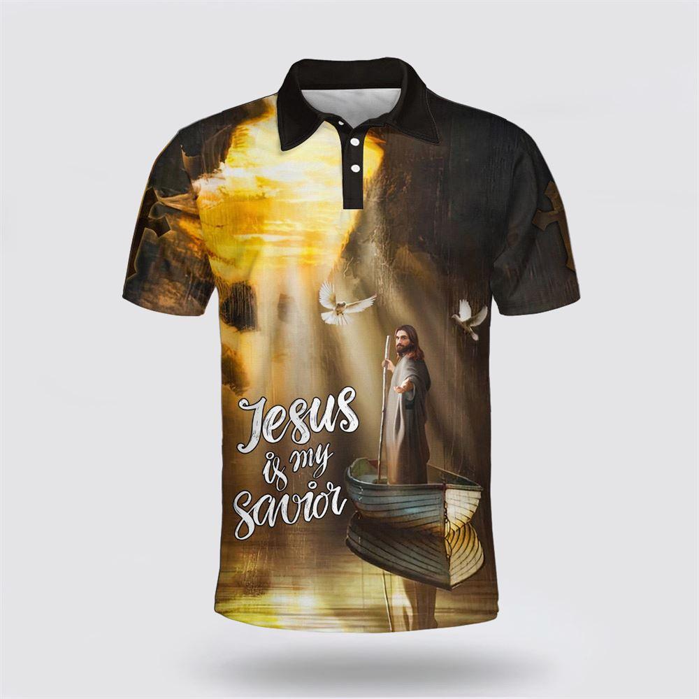 Jesus Calms The Sea Polo Shirt – Gifts For Christian Families