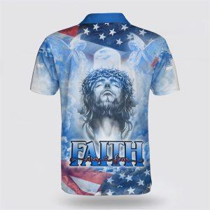 Jesus Christ Faith Over Fear Polo Shirt Gifts For Jesus Lovers 2 coco6c.jpg