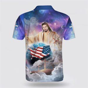 Jesus Christ Globe Polo Shirt Gifts For Jesus Lovers 2 pyzjqa.jpg