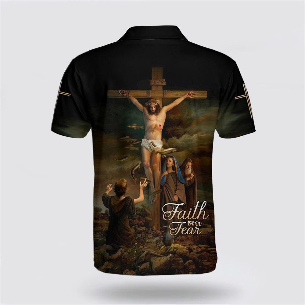 Jesus Christ Hanging On The Cross Polo Shirt – Gifts For Jesus Lovers