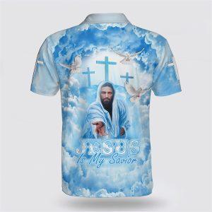 Jesus Christ Is My Savior Jesus Hands Polo Shirt Gifts For Jesus Lovers 2 p3wsgv.jpg