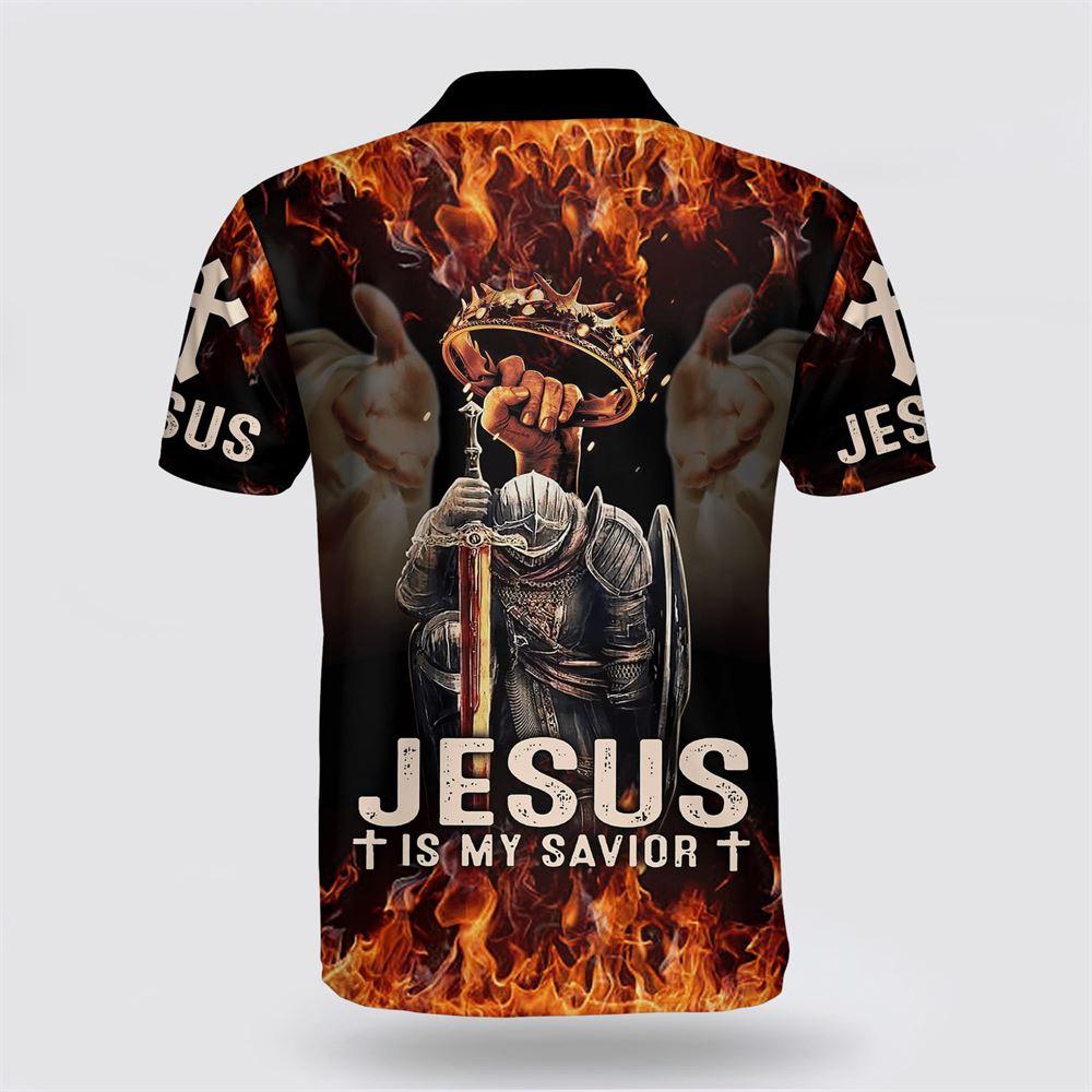 Jesus Christ Is My Savior Polo Shirt – Gifts For Jesus Lovers