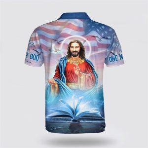 Jesus Christ Picture Polo Shirt Gifts For Jesus Lovers 2 btybbb.jpg