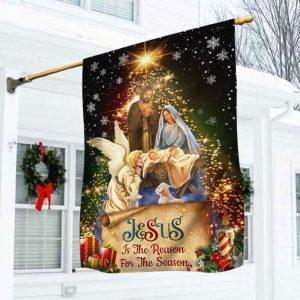Jesus Christmas Flag Jesus Is The Reason…