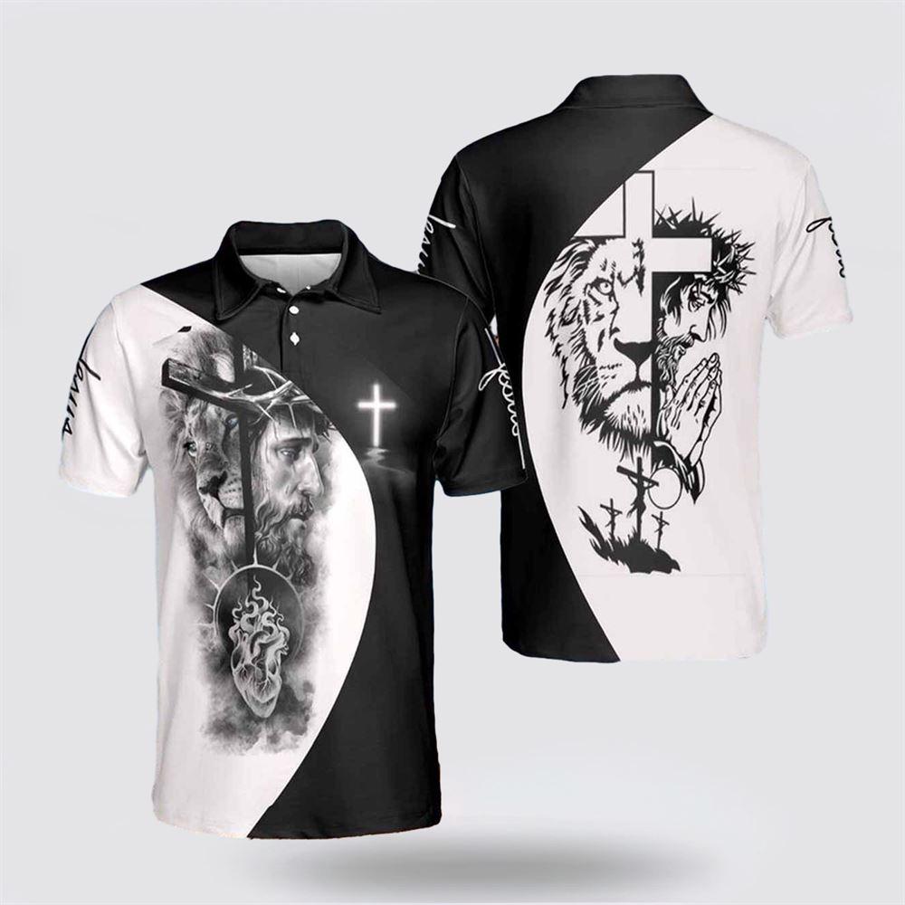 Jesus Cross Lion Polo Shirts – Gifts For Jesus Lovers Jesus Cross Lion Polo Shirts – Gifts For Jesus Lovers
