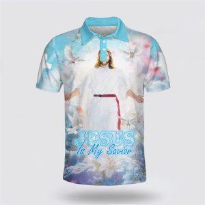Jesus Dove Is My Savior Polo Shirt…