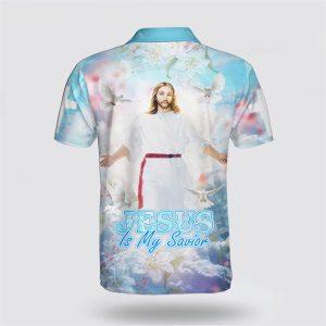 Jesus Dove Is My Savior Polo Shirt Gifts For Jesus Lovers 2 otaaal.jpg