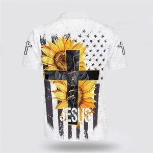 Jesus Faith Sunflower Cross Polo Shirt Gifts For Jesus Lovers 2 iuybxn.jpg