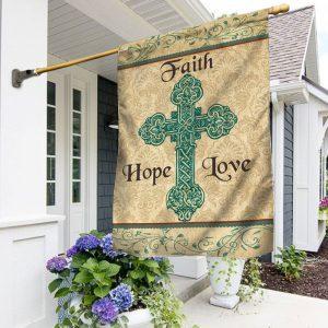 Jesus Flag Faith Hope Love Cross Flag 1