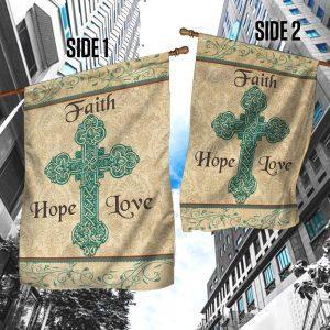 Jesus Flag Faith Hope Love Cross Flag 2