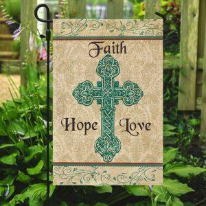 Jesus Flag Faith Hope Love Cross Flag 3