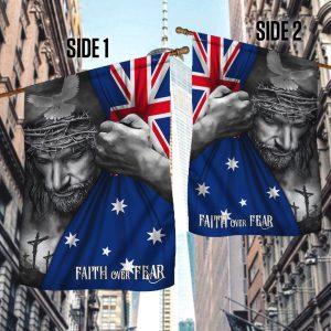 Jesus Flag Jesus Faith Over Fear Australian Flag 2