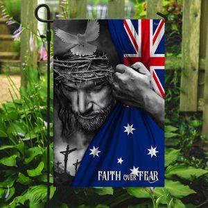 Jesus Flag Jesus Faith Over Fear Australian Flag 3