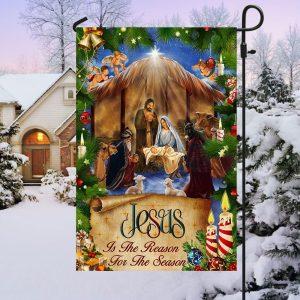 Jesus Flag Jesus Is The Reason For The Season Christmas Flag 3