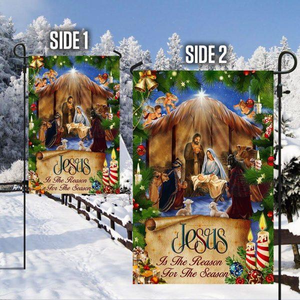 Jesus Flag Jesus Is The Reason For The Season Christmas Flag – Christmas Flag Outdoor Decoration