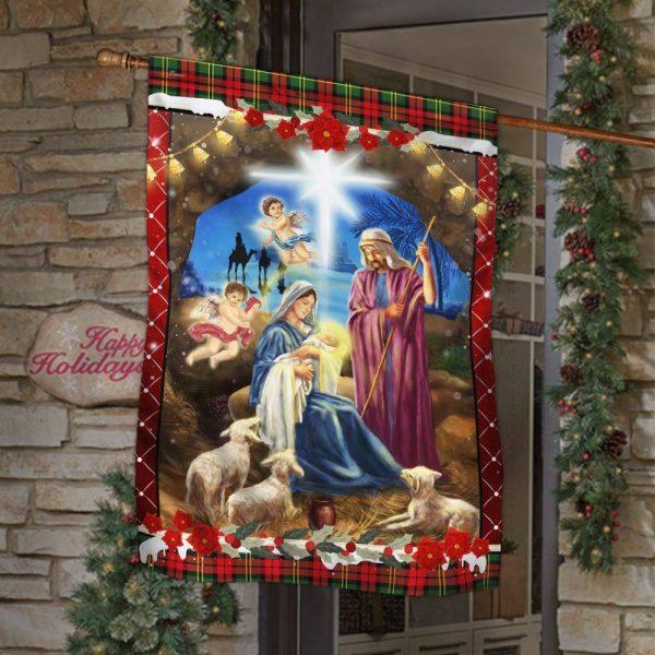 Jesus Flag Nativity Of Jesus – Christian Flag Outdoor Decoration
