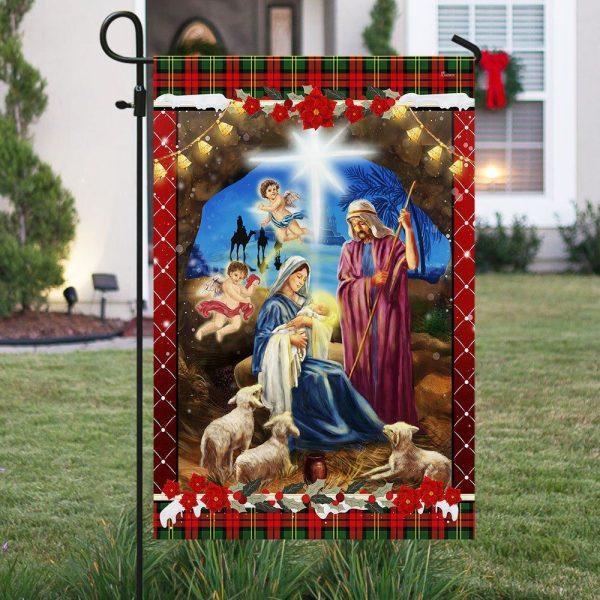 Jesus Flag Nativity Of Jesus – Christian Flag Outdoor Decoration