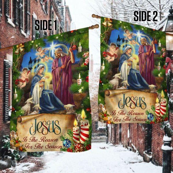 Jesus Flag Nativity Of Jesus Christmas Flag – Christian Flag Outdoor Decoration