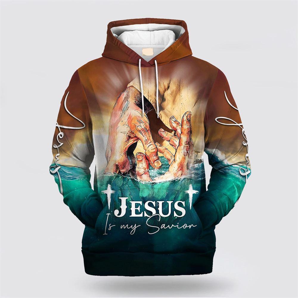 Jesus Hand Jesus Is My Savior All Over Print 3D Hoodie – Gifts For Jesus Lovers Jesus Hand Jesus Is My Savior All Over Print 3D Hoodie – Gifts For Jesus Lovers