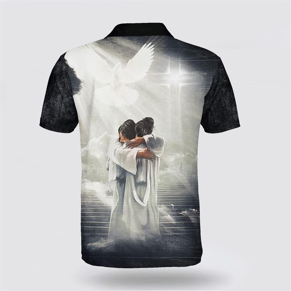 Jesus Holding Polo Shirt – Gifts For Jesus Lovers
