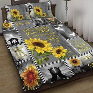 Jesus, I Trust In You Quilt Bedding…