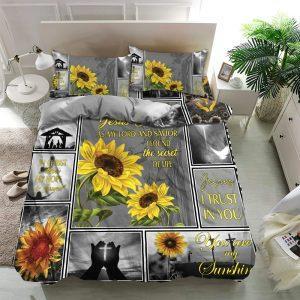 Jesus I Trust In You Quilt Bedding Set Christian Gift For Believers 2 y53txd.jpg