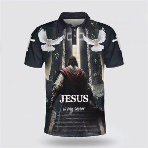 Jesus Is My Savior Christian Cross Dove…