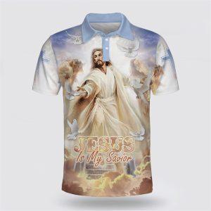 Jesus Is My Savior Dove Polo Shirt…