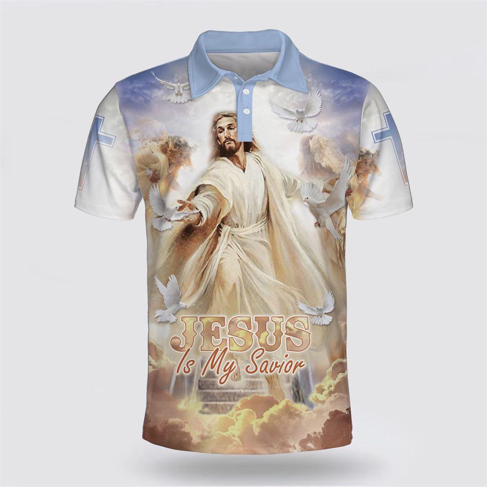 Jesus Is My Savior Dove Polo Shirt – Gifts For Jesus Lovers Jesus Is My Savior Dove Polo Shirt – Gifts For Jesus Lovers