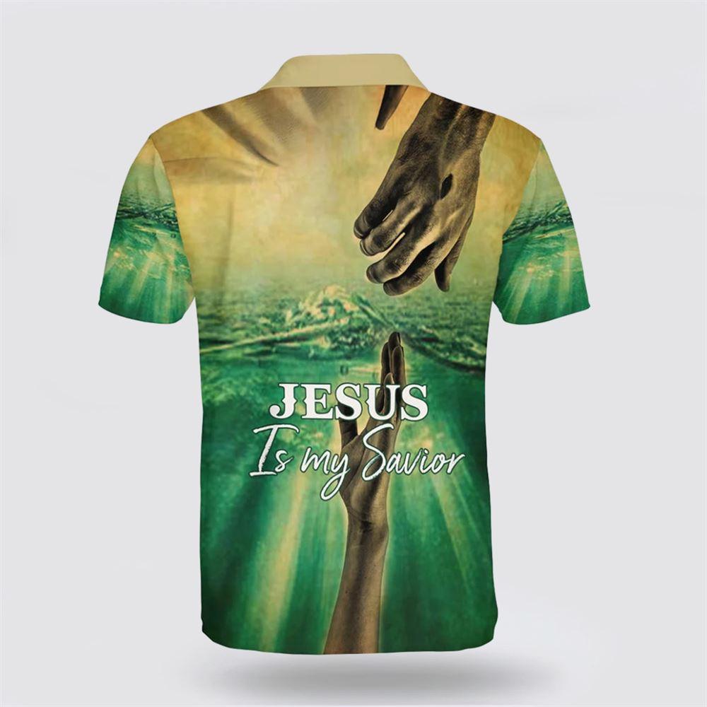 Jesus Is My Savior Hand Of God Polo Shirts – Gifts For Jesus Lovers