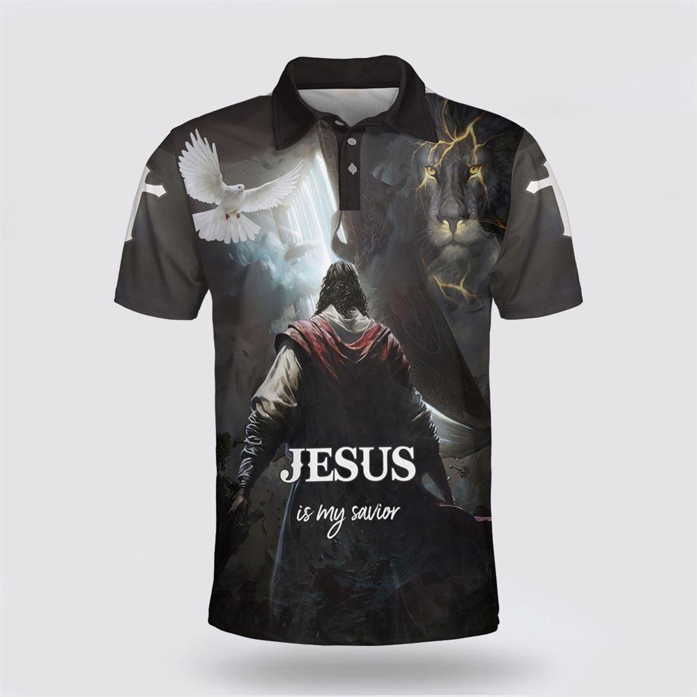 Jesus Is My Savior Lamb And Dove Polo Shirt – Gifts For Jesus Lovers Jesus Is My Savior Lamb And Dove Polo Shirt – Gifts For Jesus Lovers