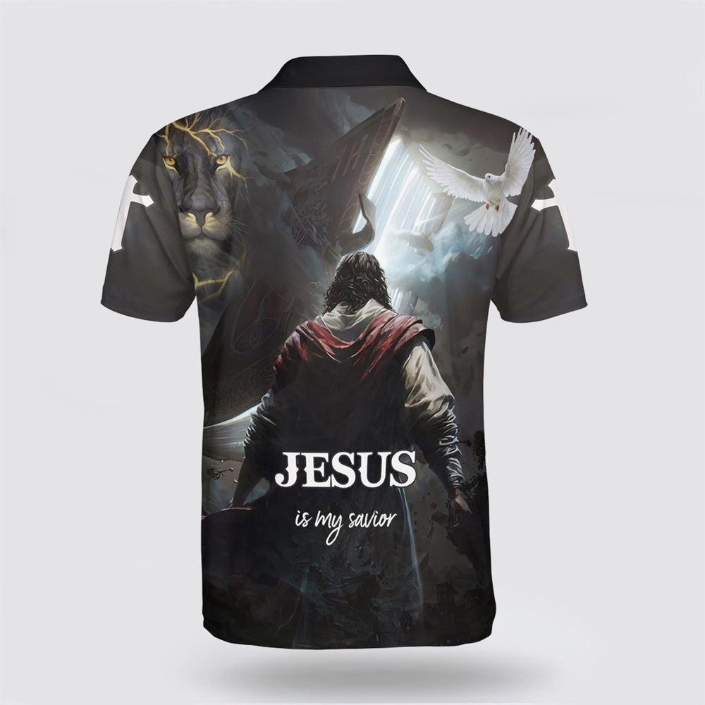Jesus Is My Savior Lamb And Dove Polo Shirt – Gifts For Jesus Lovers Jesus Is My Savior Lamb And Dove Polo Shirt – Gifts For Jesus Lovers