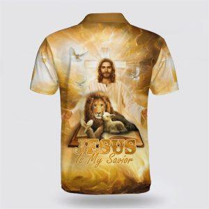 Jesus Is My Savior Lamb And Lion Polo Shirt Gifts For Jesus Lovers 2 rb0eeb.jpg