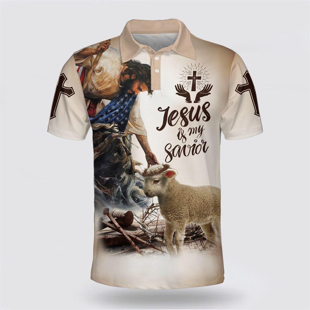Jesus Is My Savior Lamb Polo Shirt – Gifts For Jesus Lovers Jesus Is My Savior Lamb Polo Shirt – Gifts For Jesus Lovers