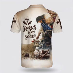 Jesus Is My Savior Lamb Polo Shirt Gifts For Jesus Lovers 2 rasuzp.jpg
