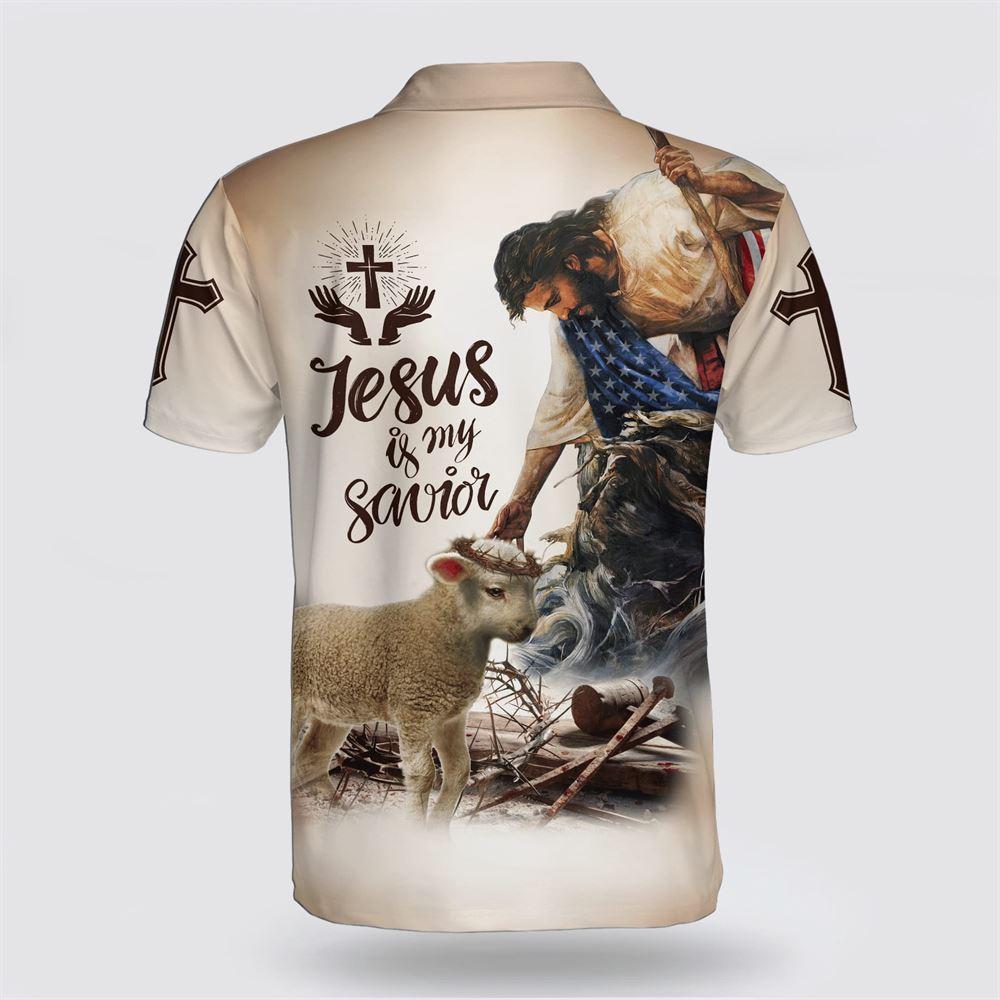 Jesus Is My Savior Lamb Polo Shirt – Gifts For Jesus Lovers Jesus Is My Savior Lamb Polo Shirt – Gifts For Jesus Lovers