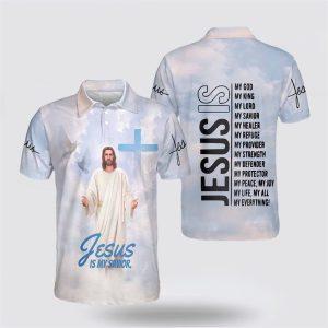 Jesus Is My Savior Peace Jesus Polo…